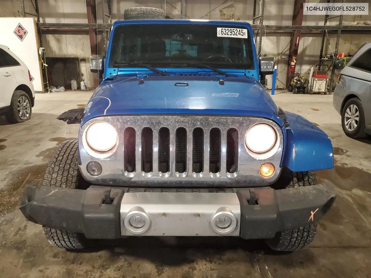 2015 Jeep Wrangler Unlimited Sahara VIN: 1C4HJWEG0FL528752 Lot: 63295245