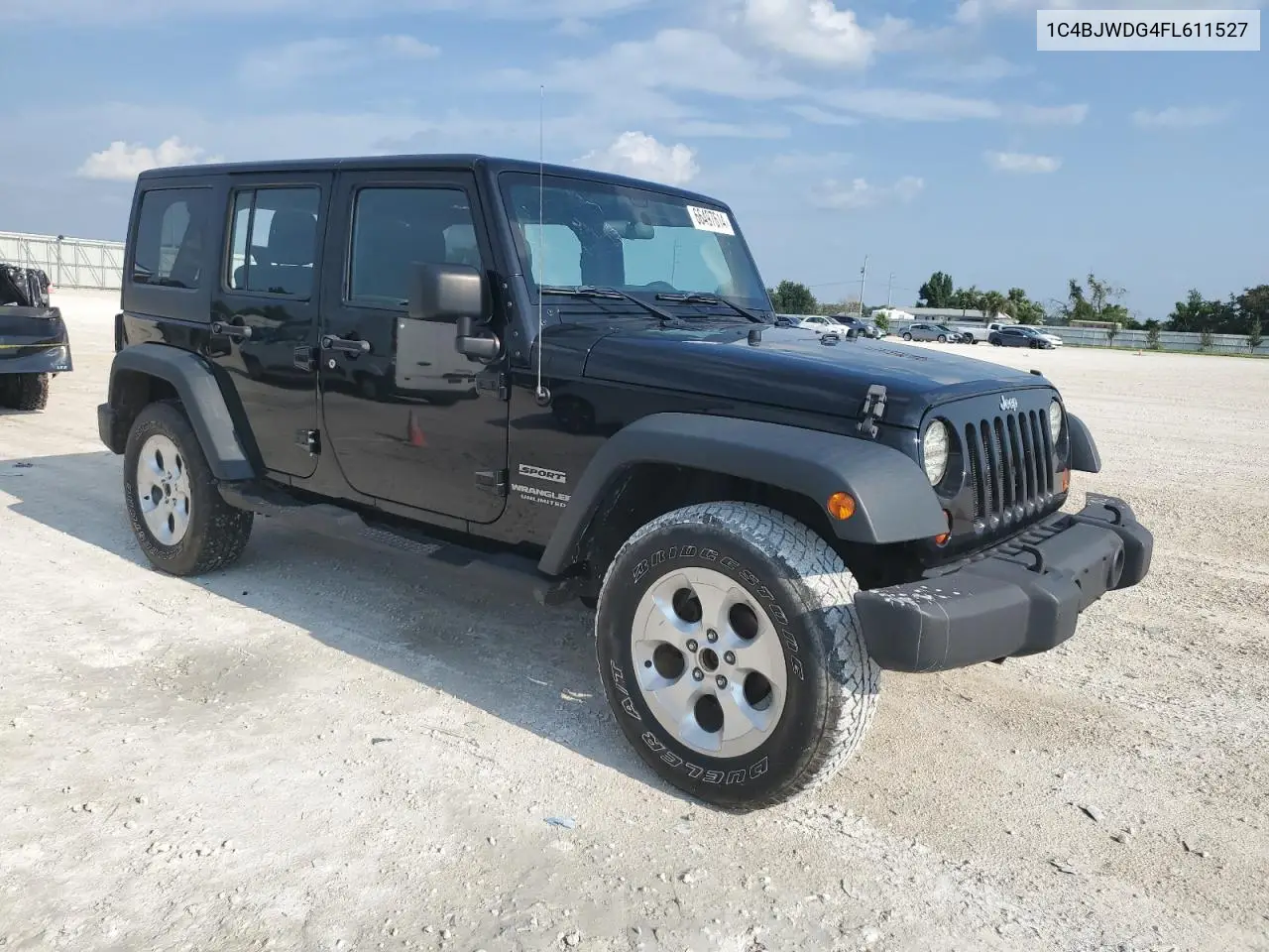 2015 Jeep Wrangler Unlimited Sport VIN: 1C4BJWDG4FL611527 Lot: 66497614