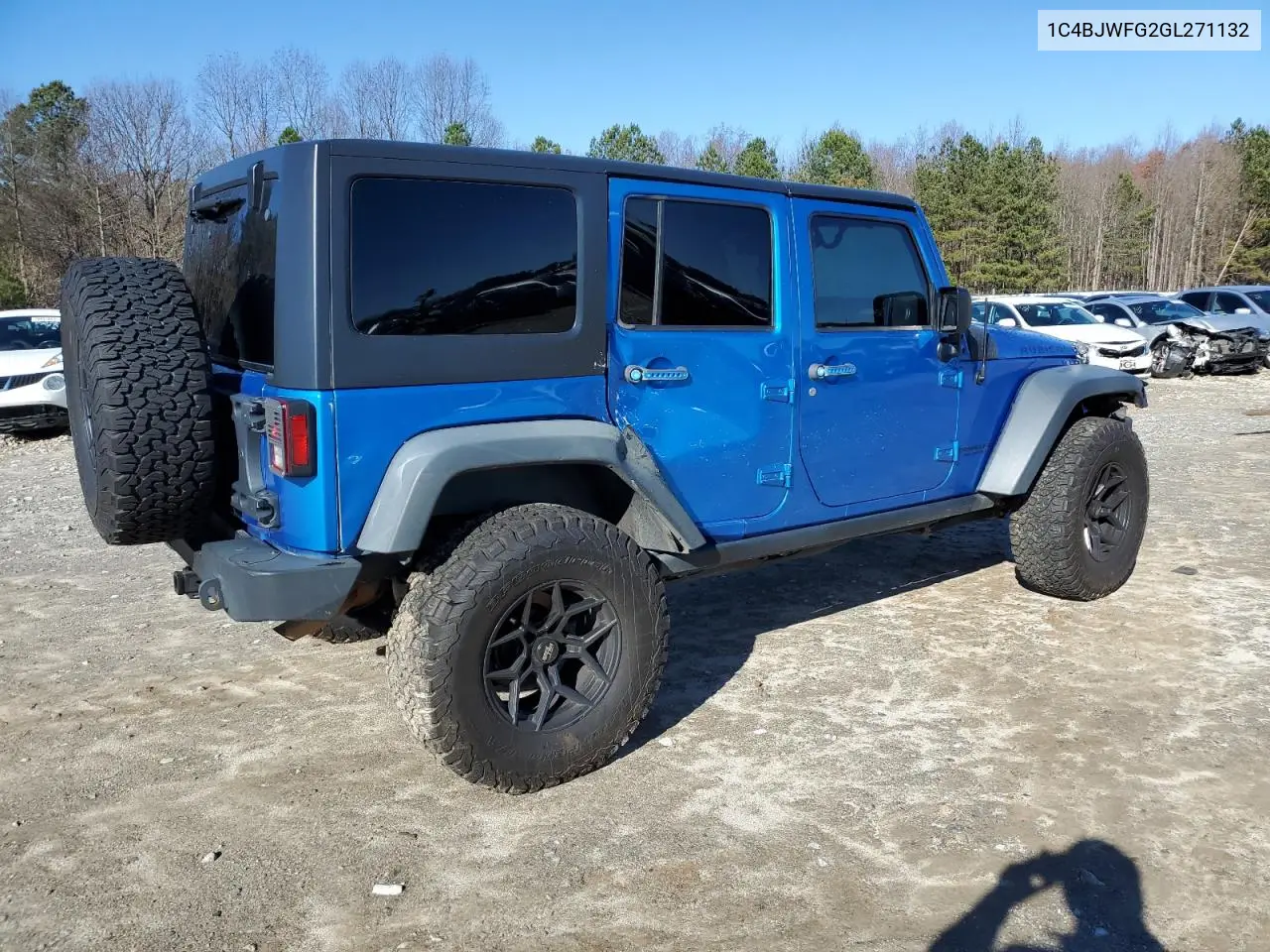 2016 Jeep Wrangler Unlimited Rubicon VIN: 1C4BJWFG2GL271132 Lot: 44472544