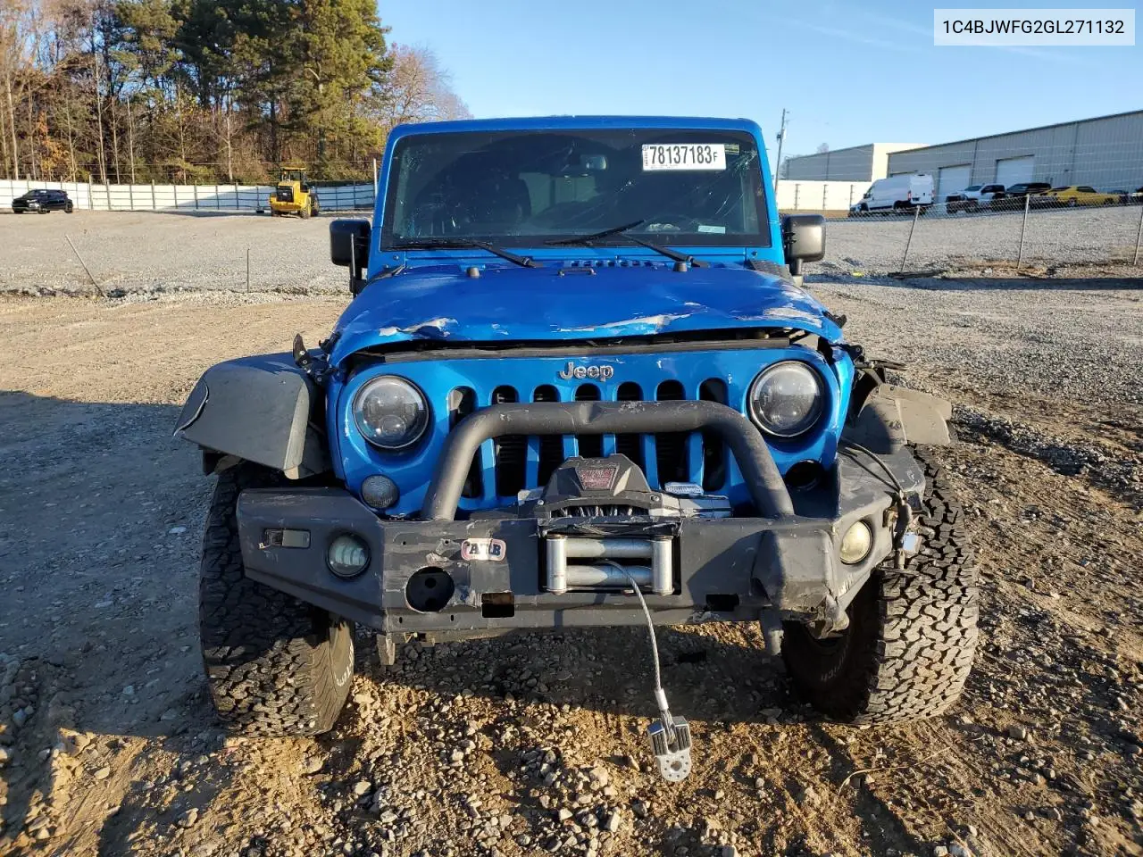 2016 Jeep Wrangler Unlimited Rubicon VIN: 1C4BJWFG2GL271132 Lot: 44472544