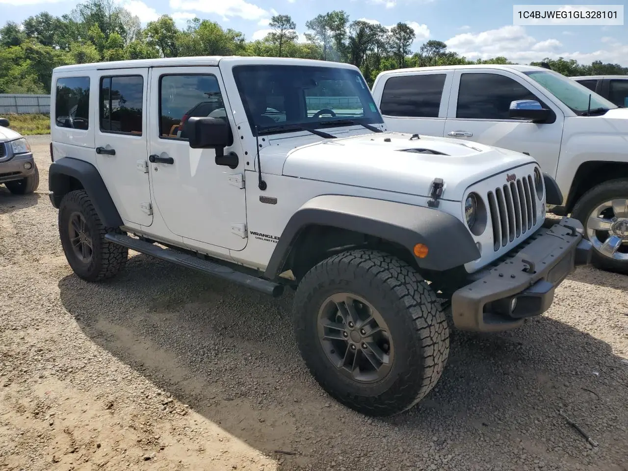 2016 Jeep Wrangler Unlimited Sahara VIN: 1C4BJWEG1GL328101 Lot: 52754865
