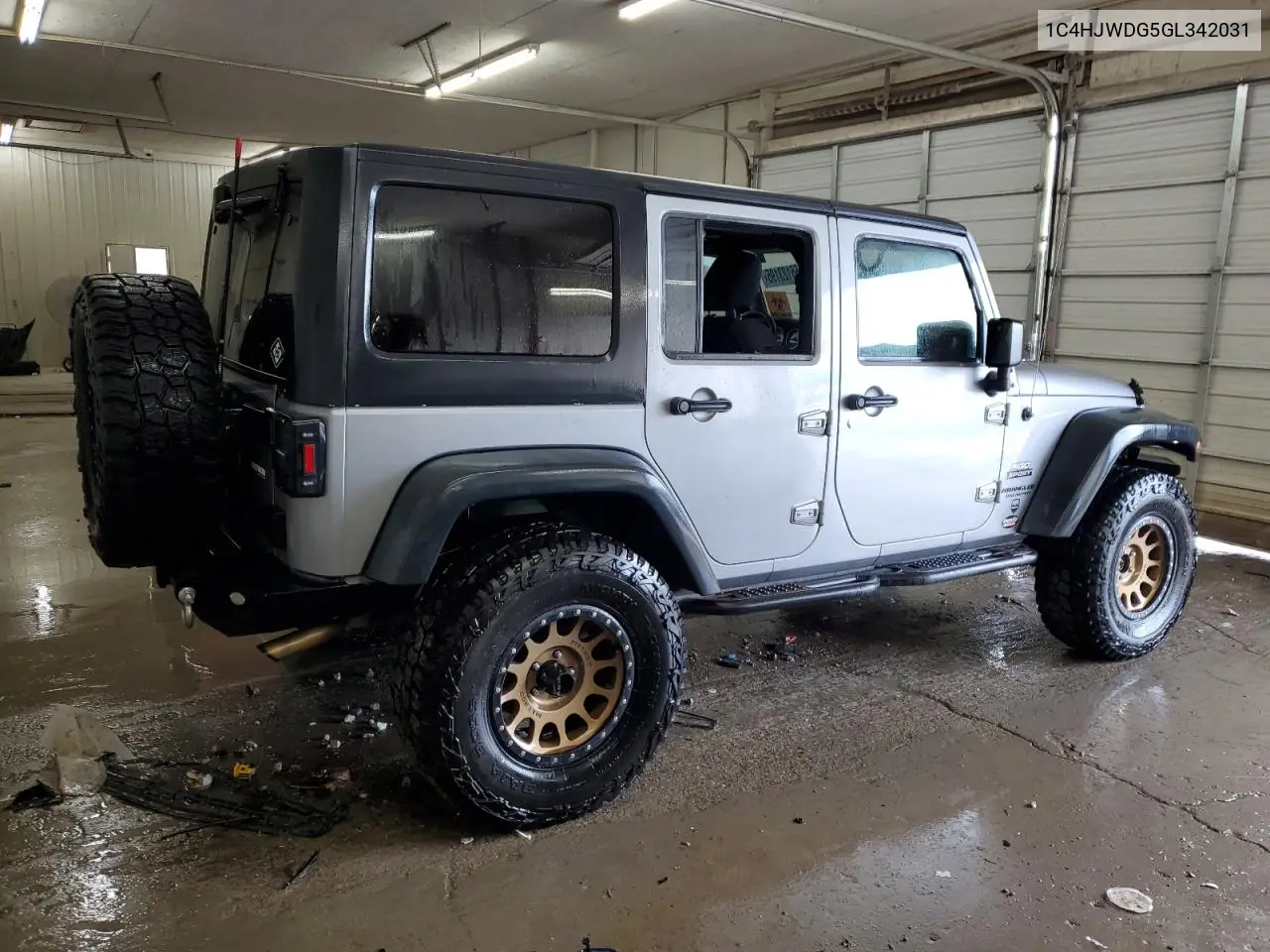 2016 Jeep Wrangler Unlimited Sport VIN: 1C4HJWDG5GL342031 Lot: 55123195