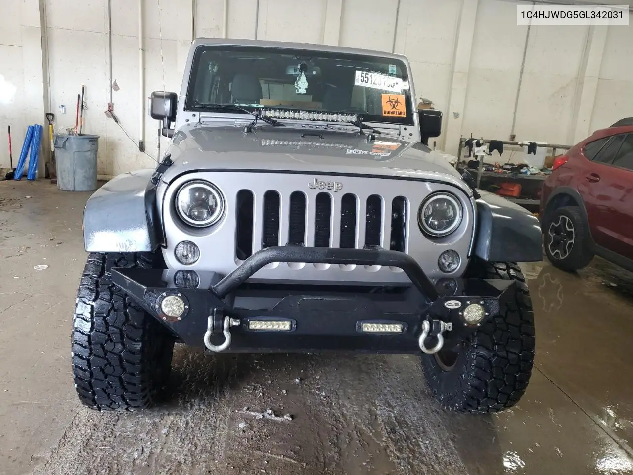 2016 Jeep Wrangler Unlimited Sport VIN: 1C4HJWDG5GL342031 Lot: 55123195
