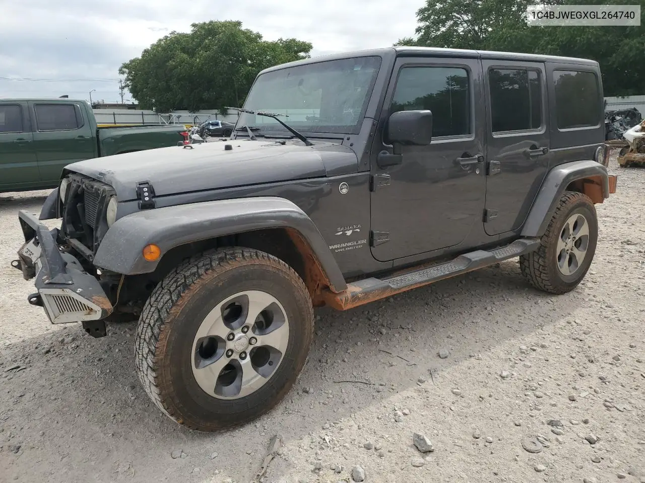 2016 Jeep Wrangler Unlimited Sahara VIN: 1C4BJWEGXGL264740 Lot: 57225115