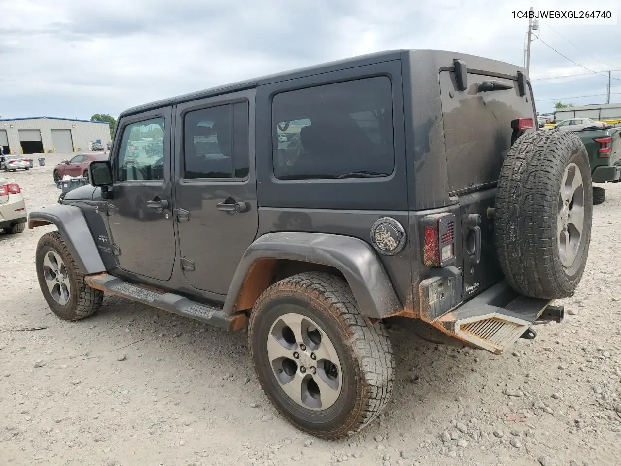 2016 Jeep Wrangler Unlimited Sahara VIN: 1C4BJWEGXGL264740 Lot: 57225115