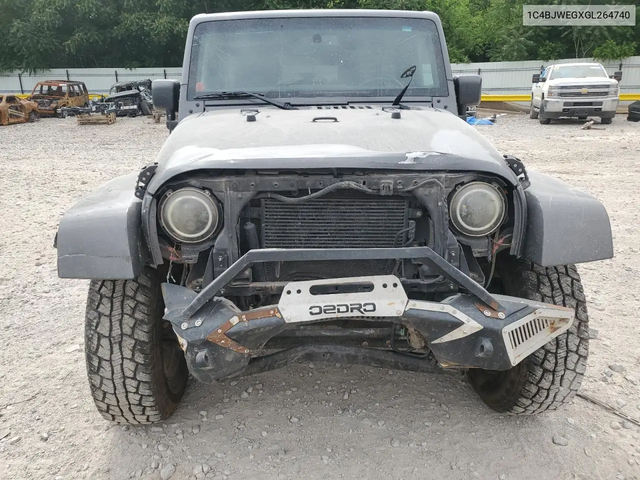 2016 Jeep Wrangler Unlimited Sahara VIN: 1C4BJWEGXGL264740 Lot: 57225115