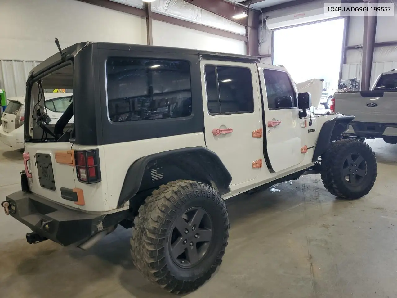 2016 Jeep Wrangler Unlimited Sport VIN: 1C4BJWDG9GL199557 Lot: 59421835