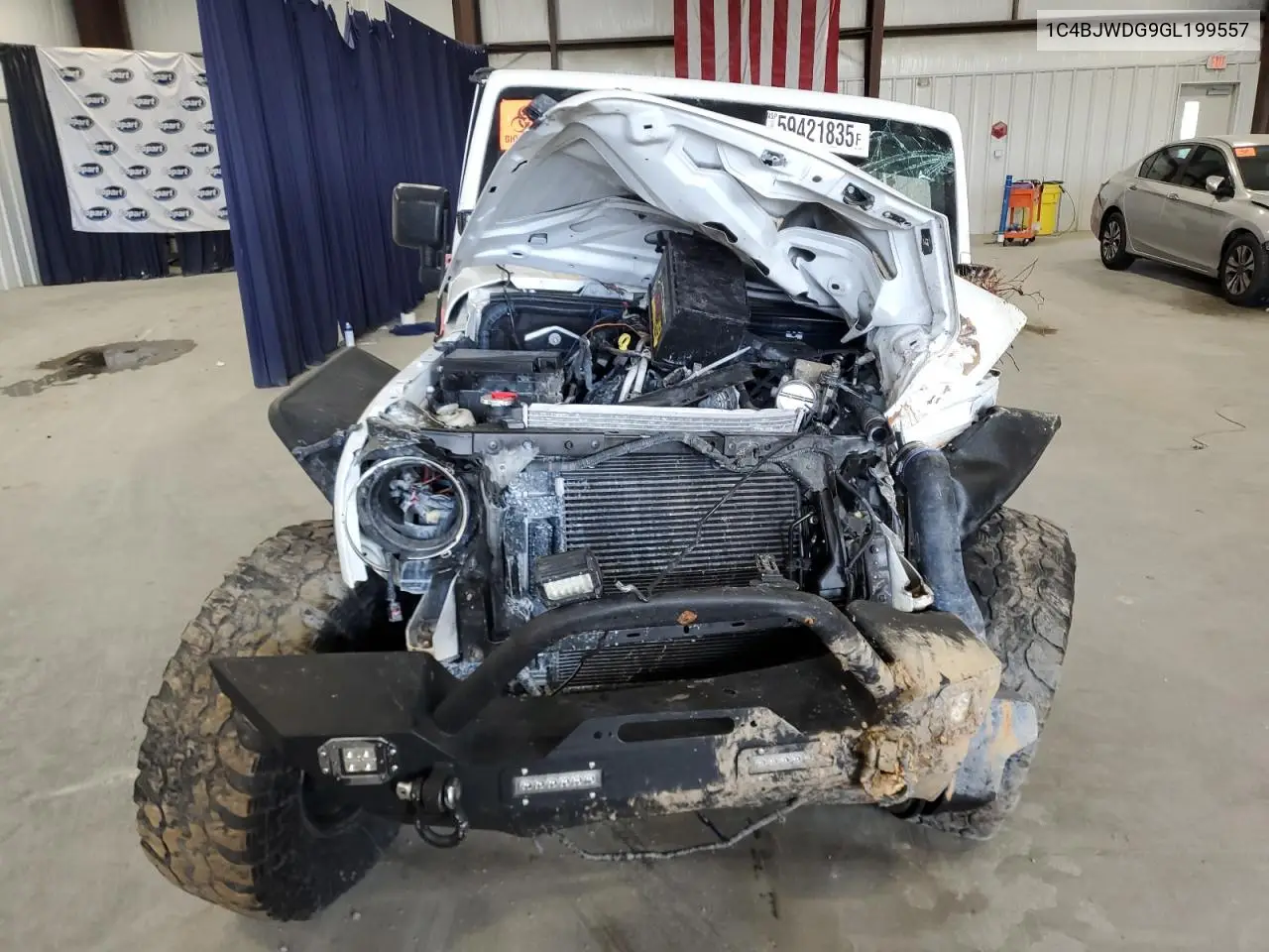 2016 Jeep Wrangler Unlimited Sport VIN: 1C4BJWDG9GL199557 Lot: 59421835