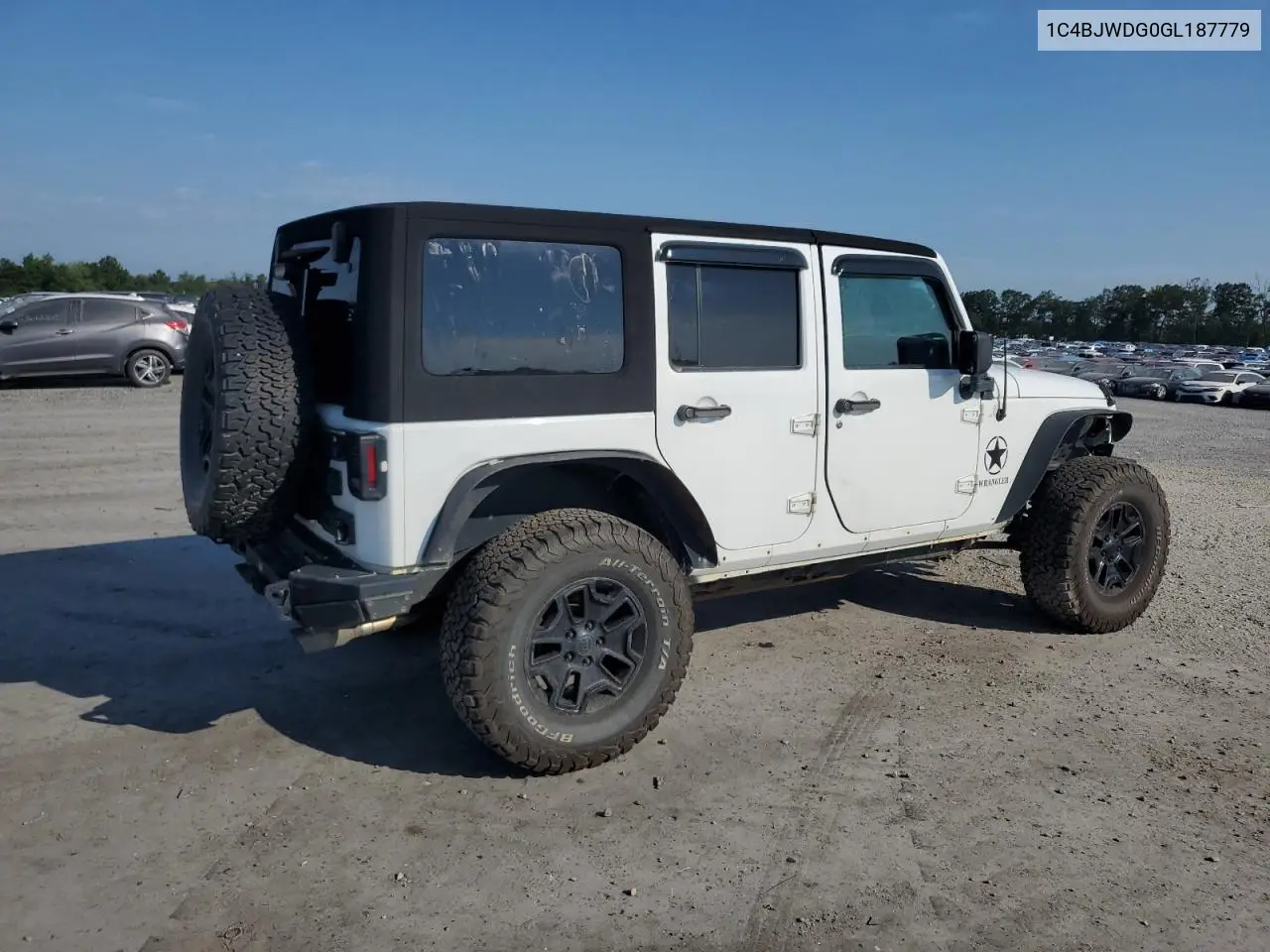 2016 Jeep Wrangler Unlimited Sport VIN: 1C4BJWDG0GL187779 Lot: 62480015
