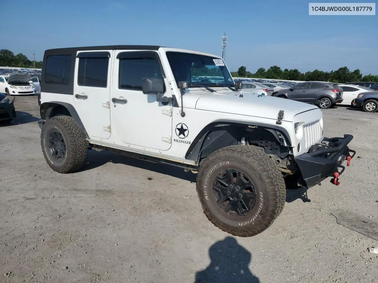 2016 Jeep Wrangler Unlimited Sport VIN: 1C4BJWDG0GL187779 Lot: 62480015