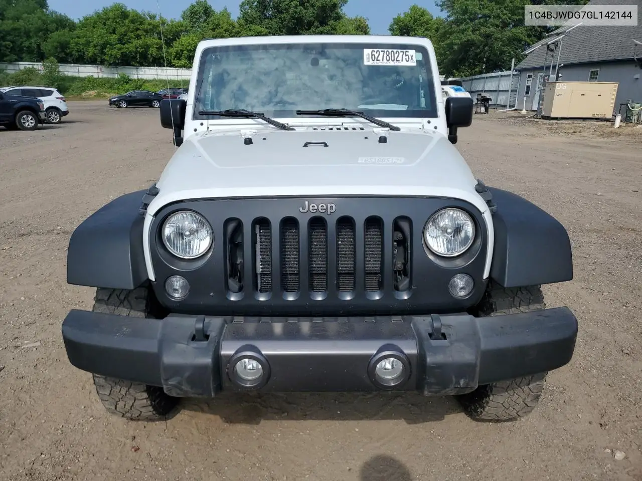 2016 Jeep Wrangler Unlimited Sport VIN: 1C4BJWDG7GL142144 Lot: 62780275