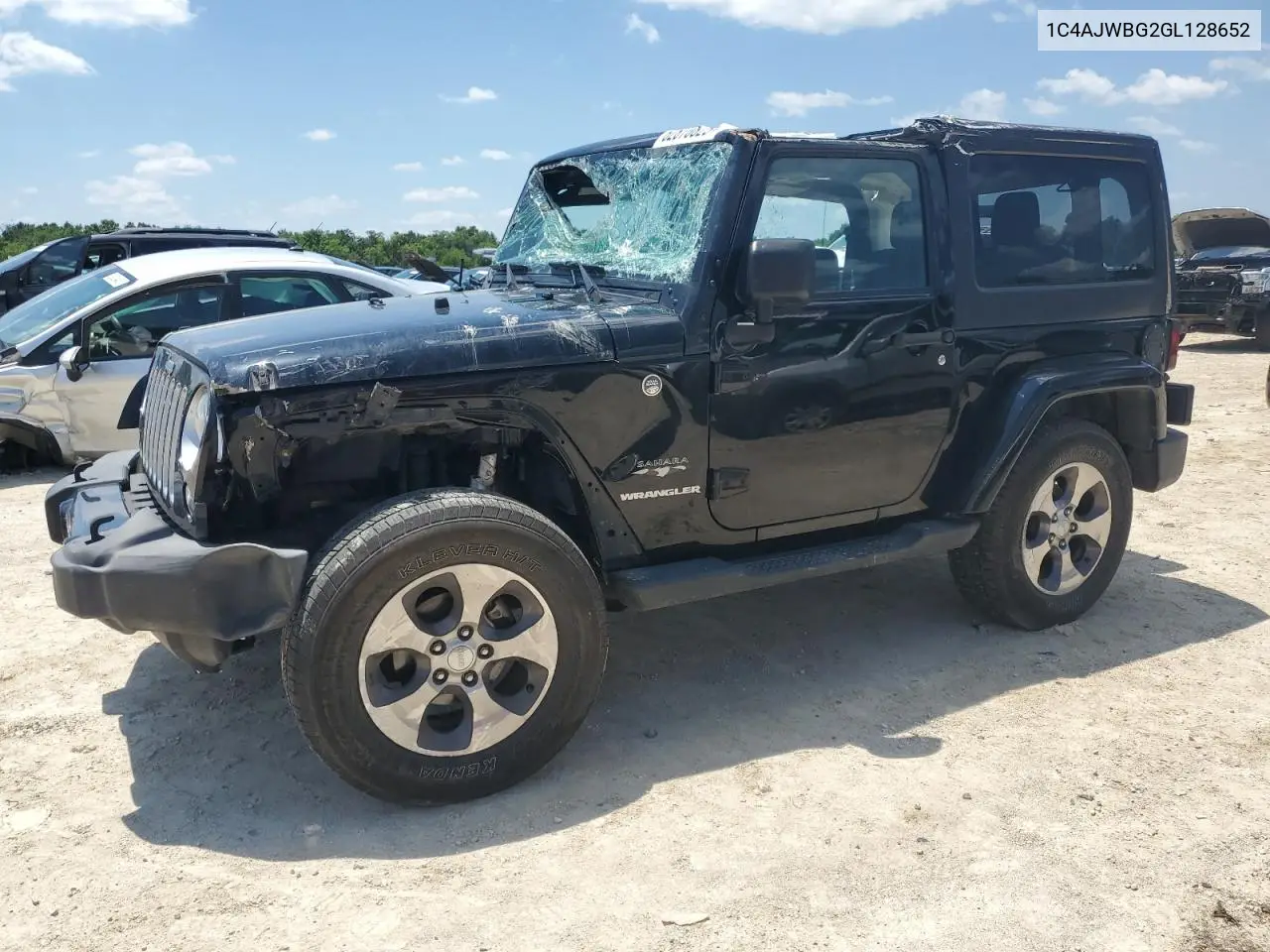 2016 Jeep Wrangler Sahara VIN: 1C4AJWBG2GL128652 Lot: 62870825