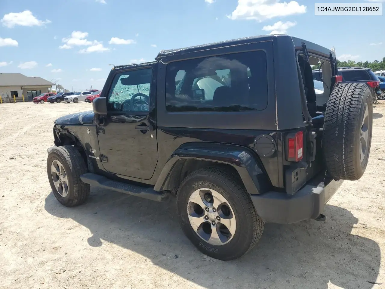 2016 Jeep Wrangler Sahara VIN: 1C4AJWBG2GL128652 Lot: 62870825