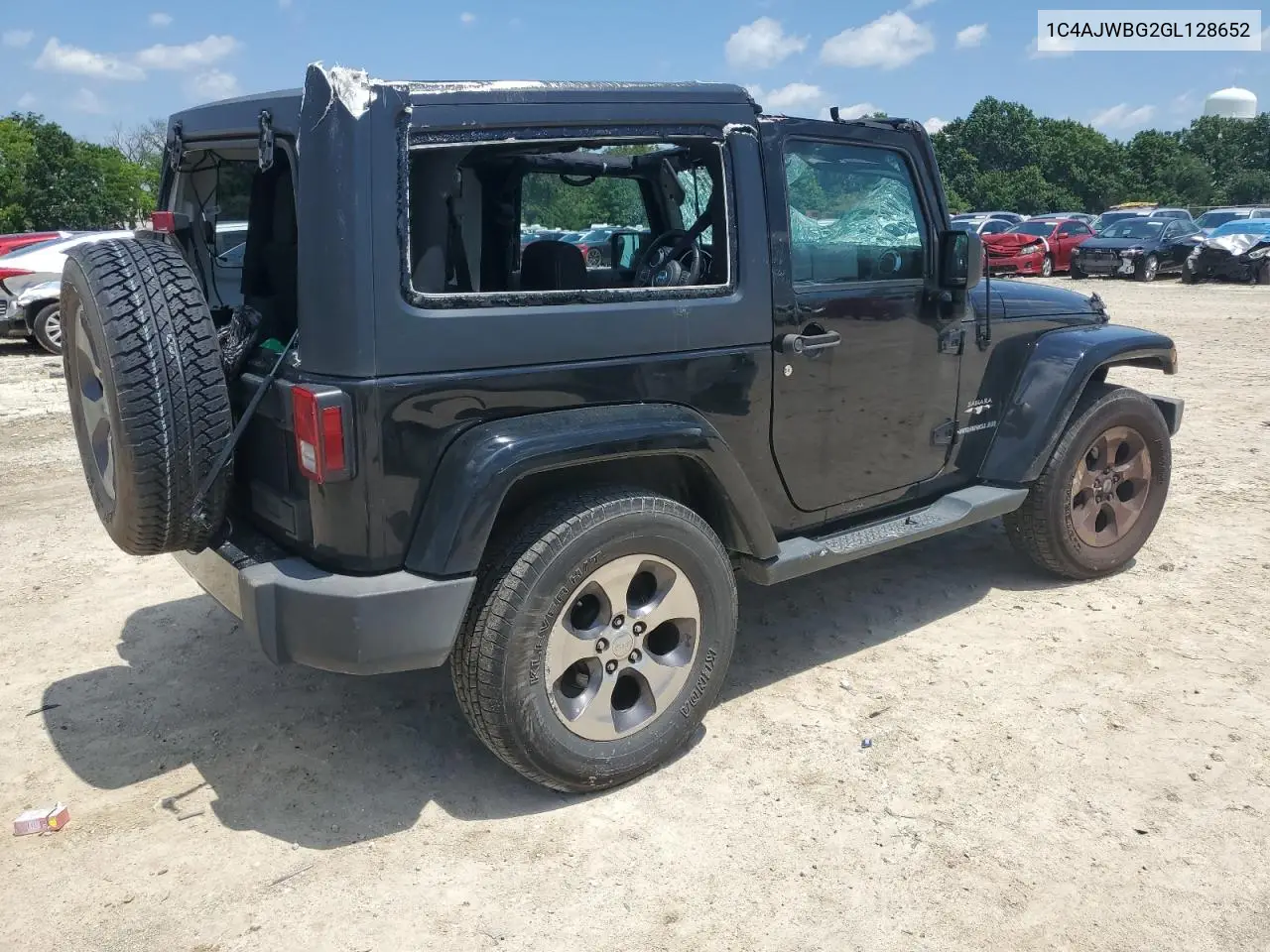 2016 Jeep Wrangler Sahara VIN: 1C4AJWBG2GL128652 Lot: 62870825