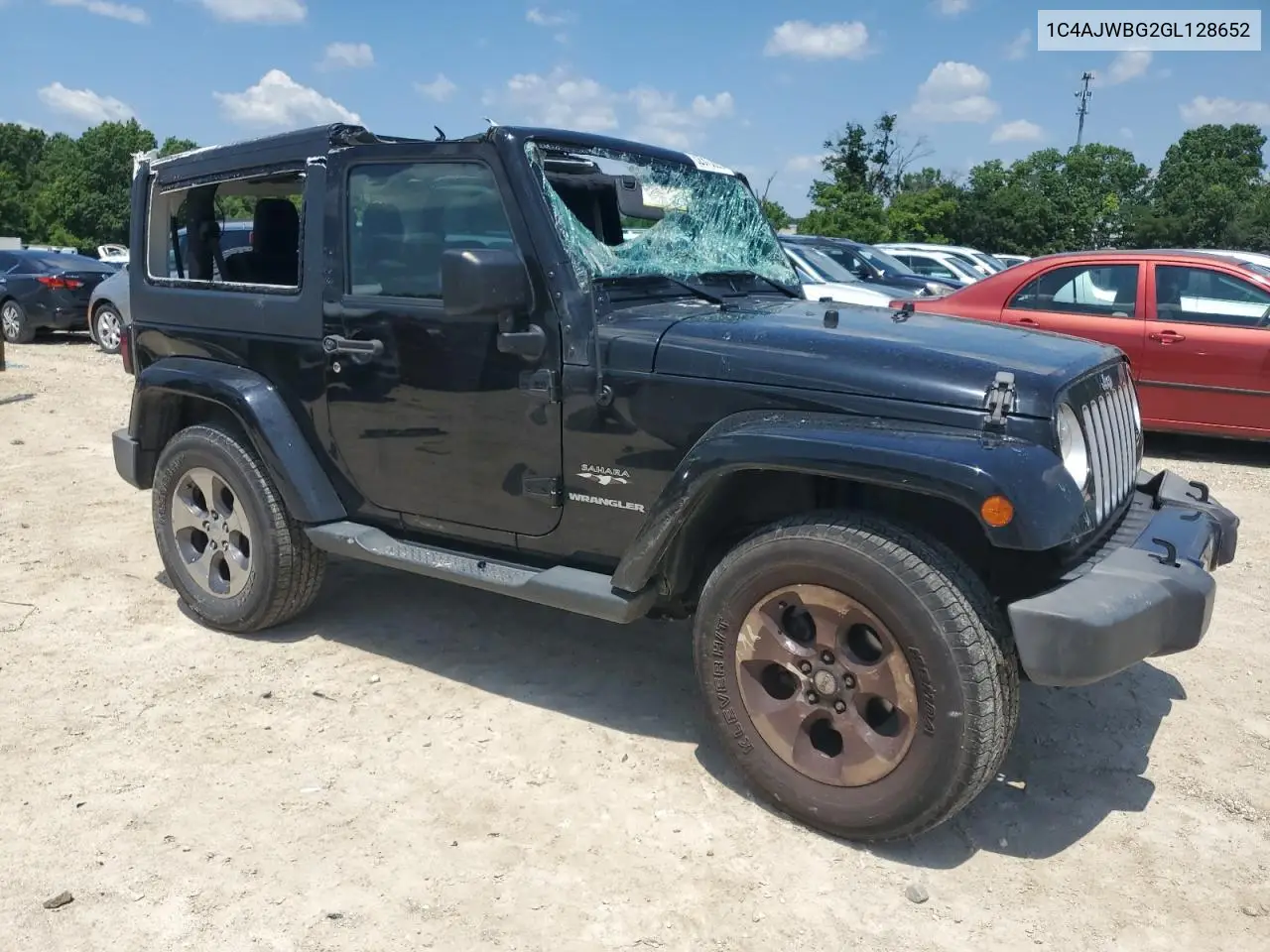 2016 Jeep Wrangler Sahara VIN: 1C4AJWBG2GL128652 Lot: 62870825
