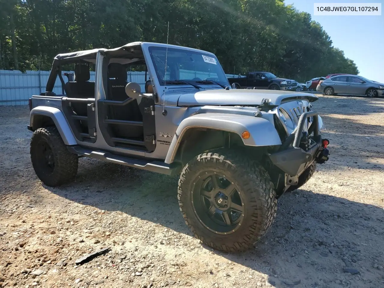 2016 Jeep Wrangler Unlimited Sahara VIN: 1C4BJWEG7GL107294 Lot: 64725865