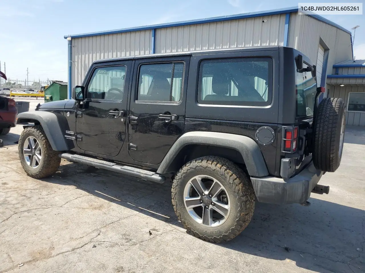 2017 Jeep Wrangler Unlimited Sport VIN: 1C4BJWDG2HL605261 Lot: 56522615