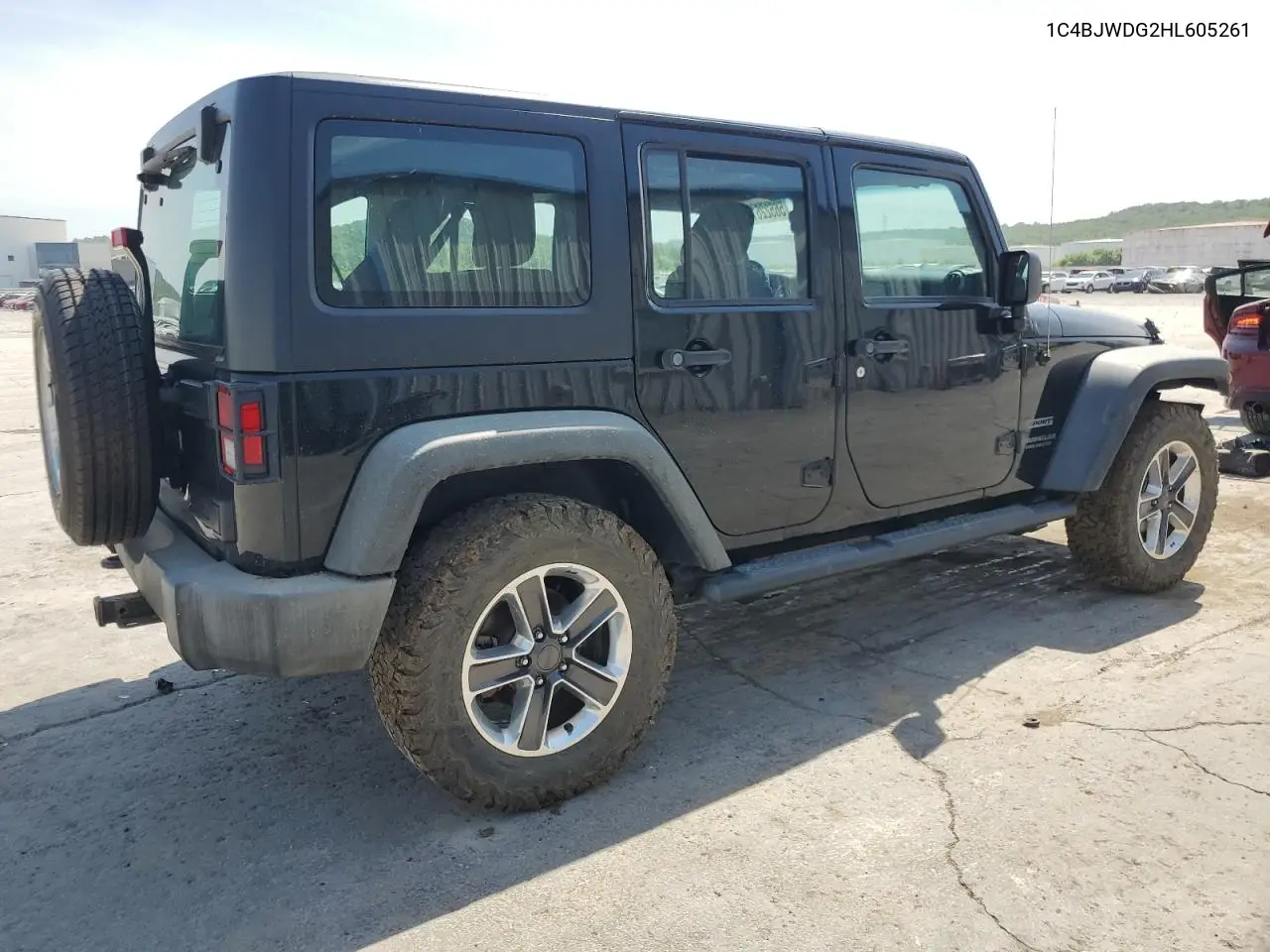 2017 Jeep Wrangler Unlimited Sport VIN: 1C4BJWDG2HL605261 Lot: 56522615