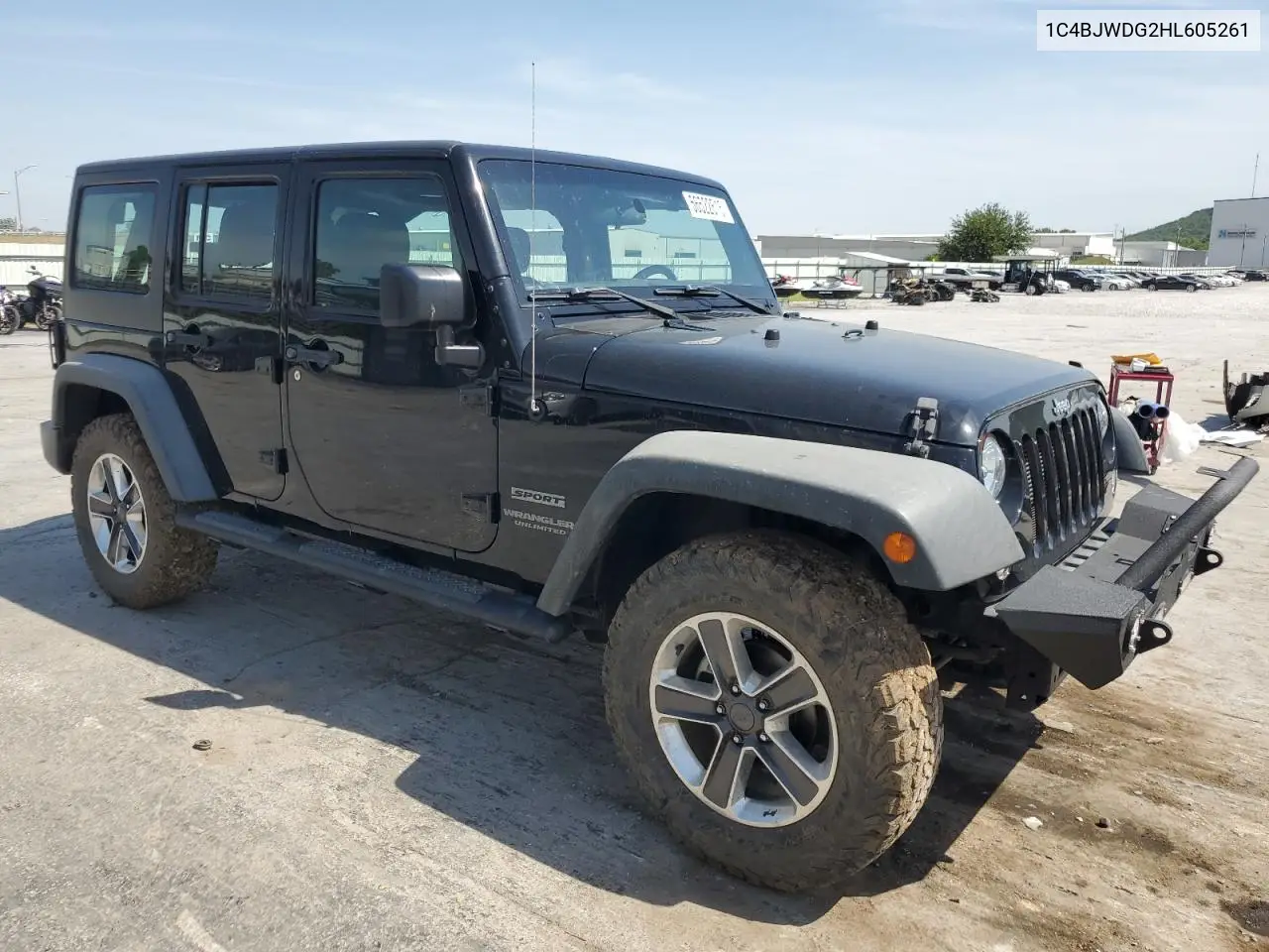 2017 Jeep Wrangler Unlimited Sport VIN: 1C4BJWDG2HL605261 Lot: 56522615