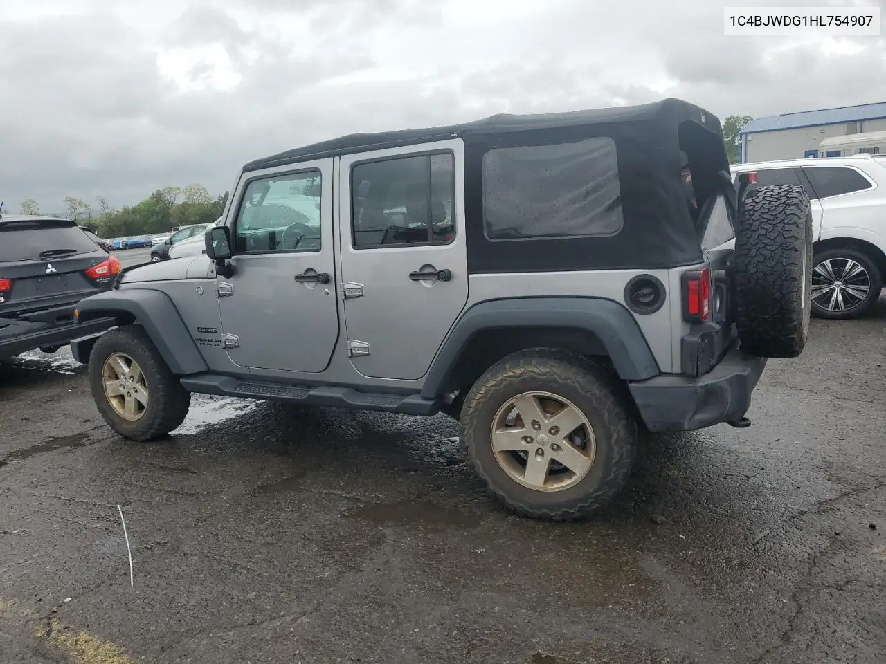 2017 Jeep Wrangler Unlimited Sport VIN: 1C4BJWDG1HL754907 Lot: 56607585