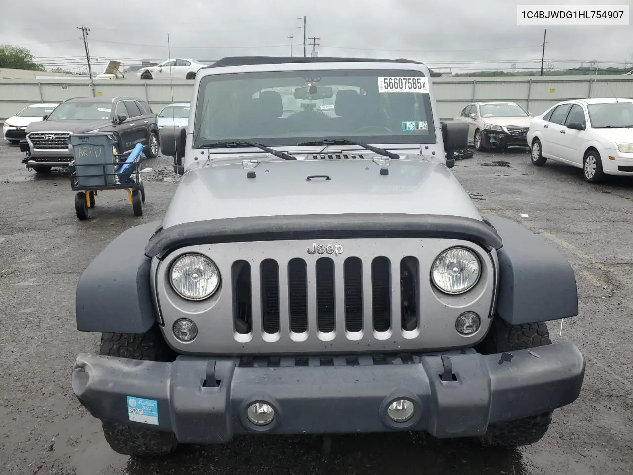 2017 Jeep Wrangler Unlimited Sport VIN: 1C4BJWDG1HL754907 Lot: 56607585