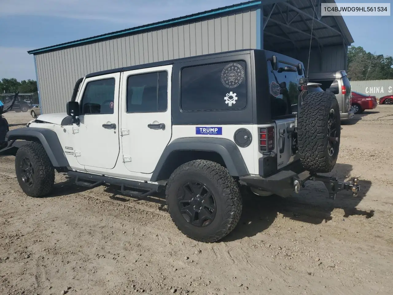 2017 Jeep Wrangler Unlimited Sport VIN: 1C4BJWDG9HL561534 Lot: 56901755