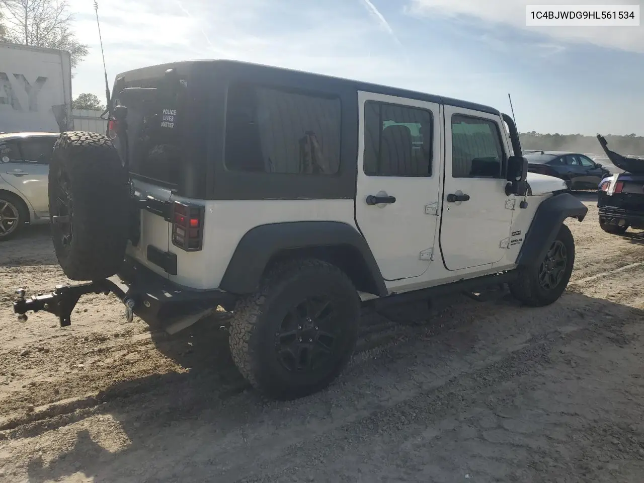2017 Jeep Wrangler Unlimited Sport VIN: 1C4BJWDG9HL561534 Lot: 56901755
