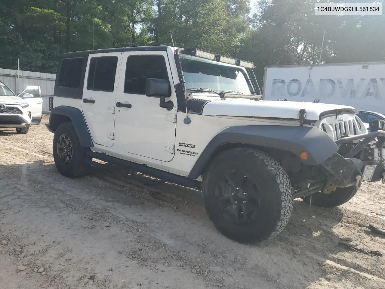 2017 Jeep Wrangler Unlimited Sport VIN: 1C4BJWDG9HL561534 Lot: 56901755