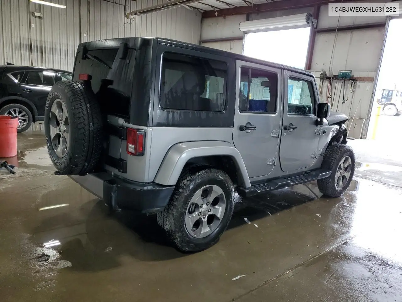 2017 Jeep Wrangler Unlimited Sahara VIN: 1C4BJWEGXHL631282 Lot: 56964895