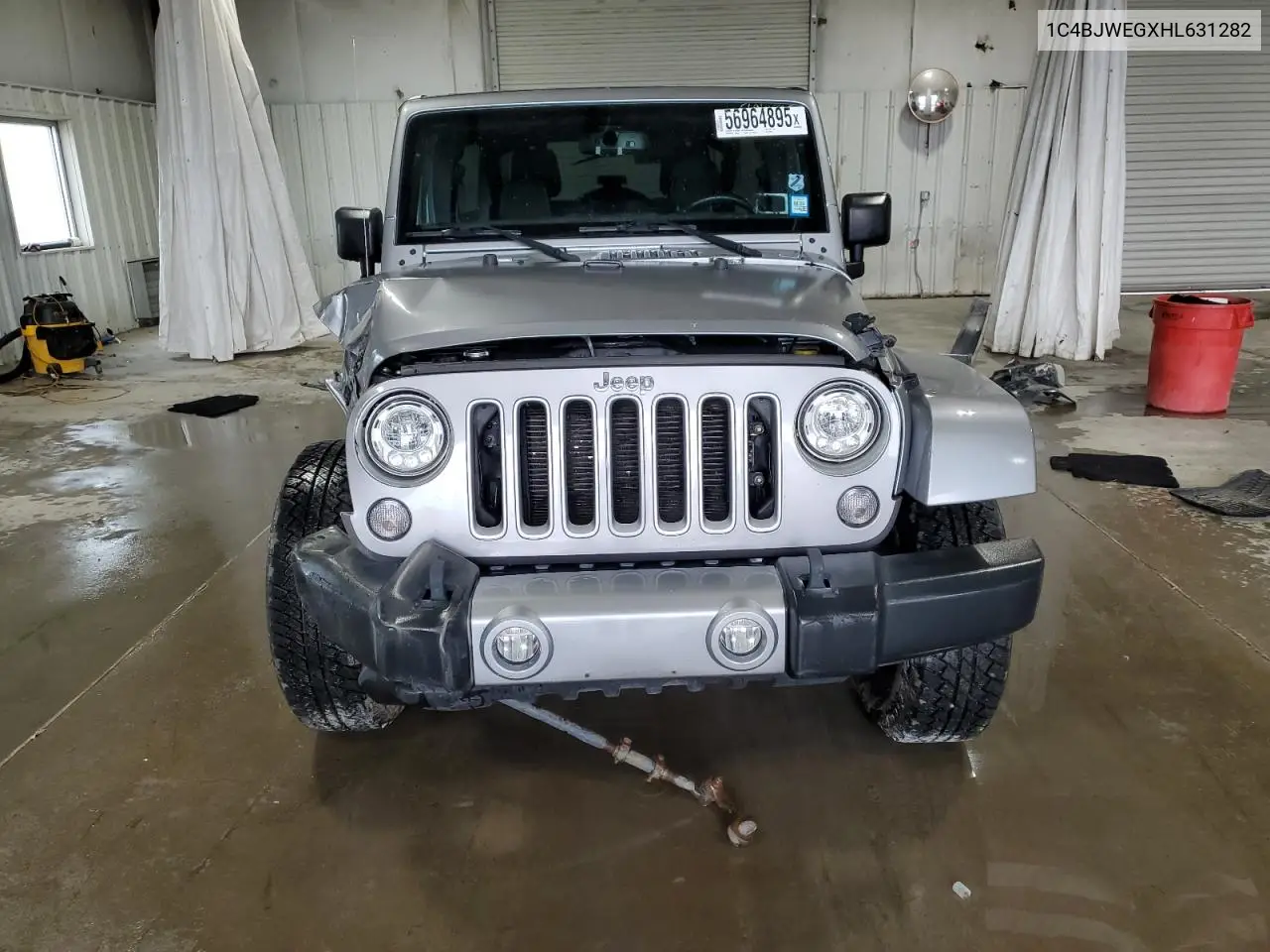 2017 Jeep Wrangler Unlimited Sahara VIN: 1C4BJWEGXHL631282 Lot: 56964895