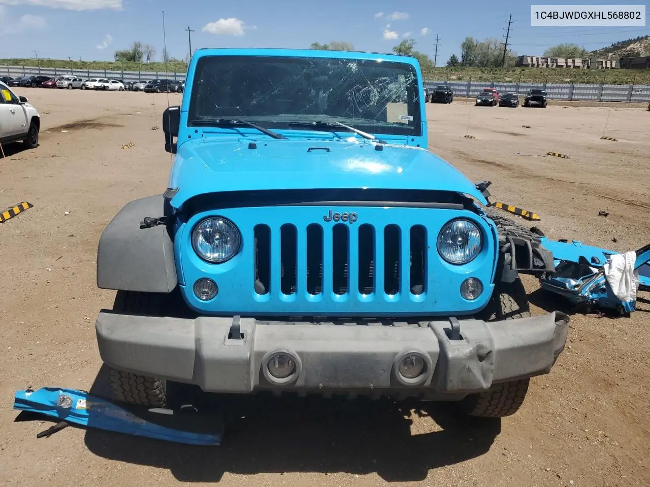 2017 Jeep Wrangler Unlimited Sport VIN: 1C4BJWDGXHL568802 Lot: 57096775