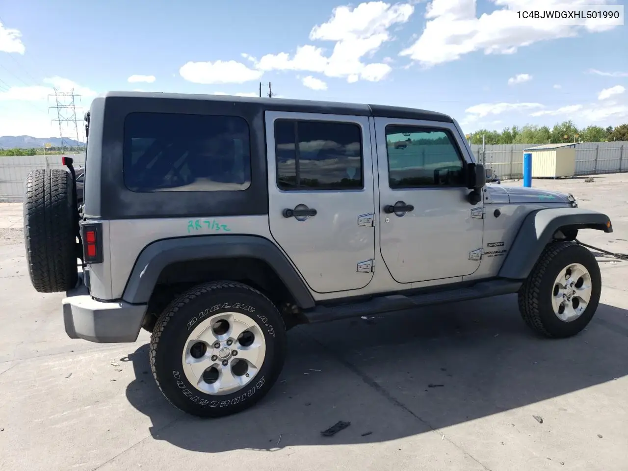 2017 Jeep Wrangler Unlimited Sport VIN: 1C4BJWDGXHL501990 Lot: 57425375