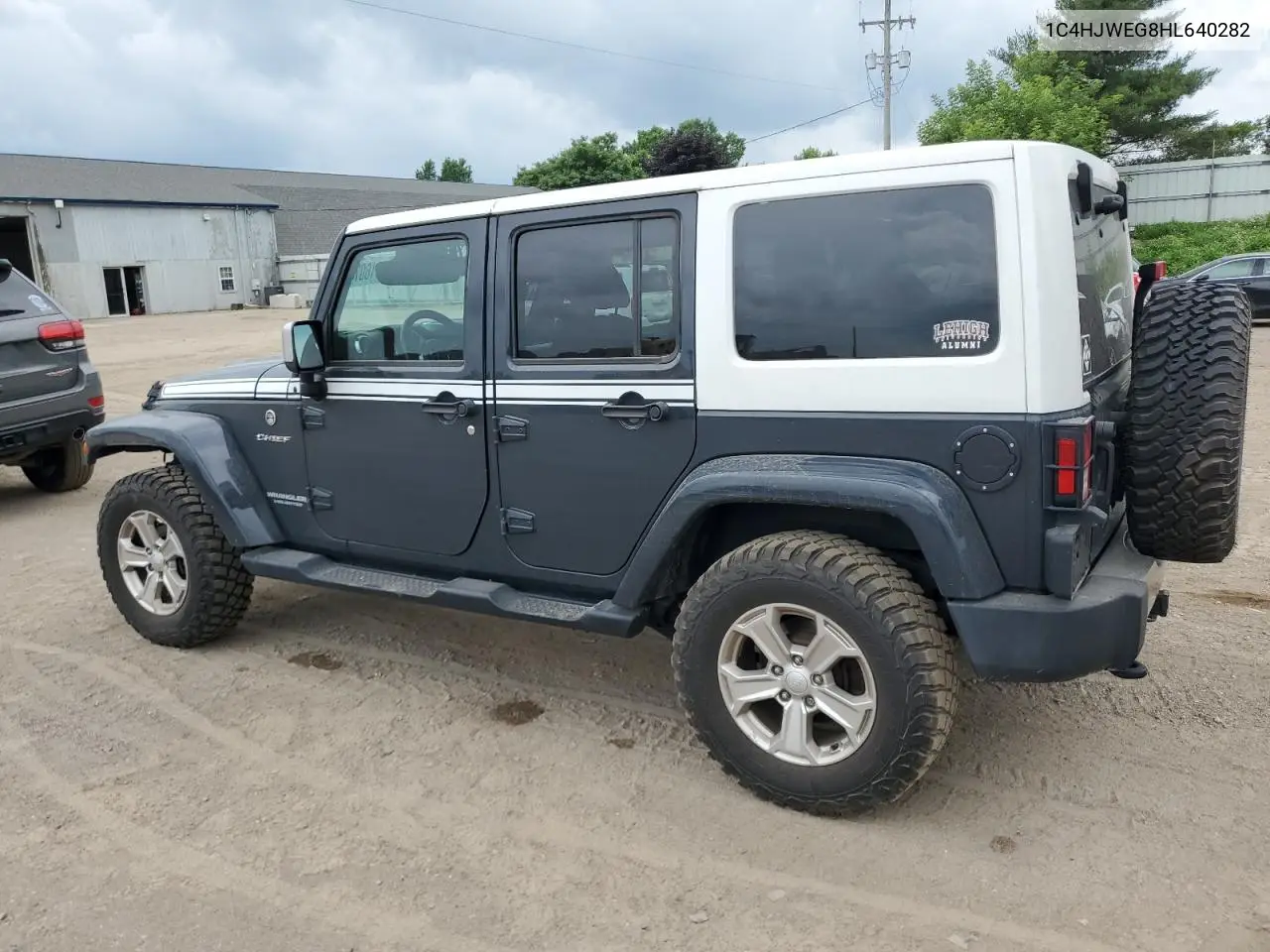 2017 Jeep Wrangler Unlimited Sahara VIN: 1C4HJWEG8HL640282 Lot: 61607615