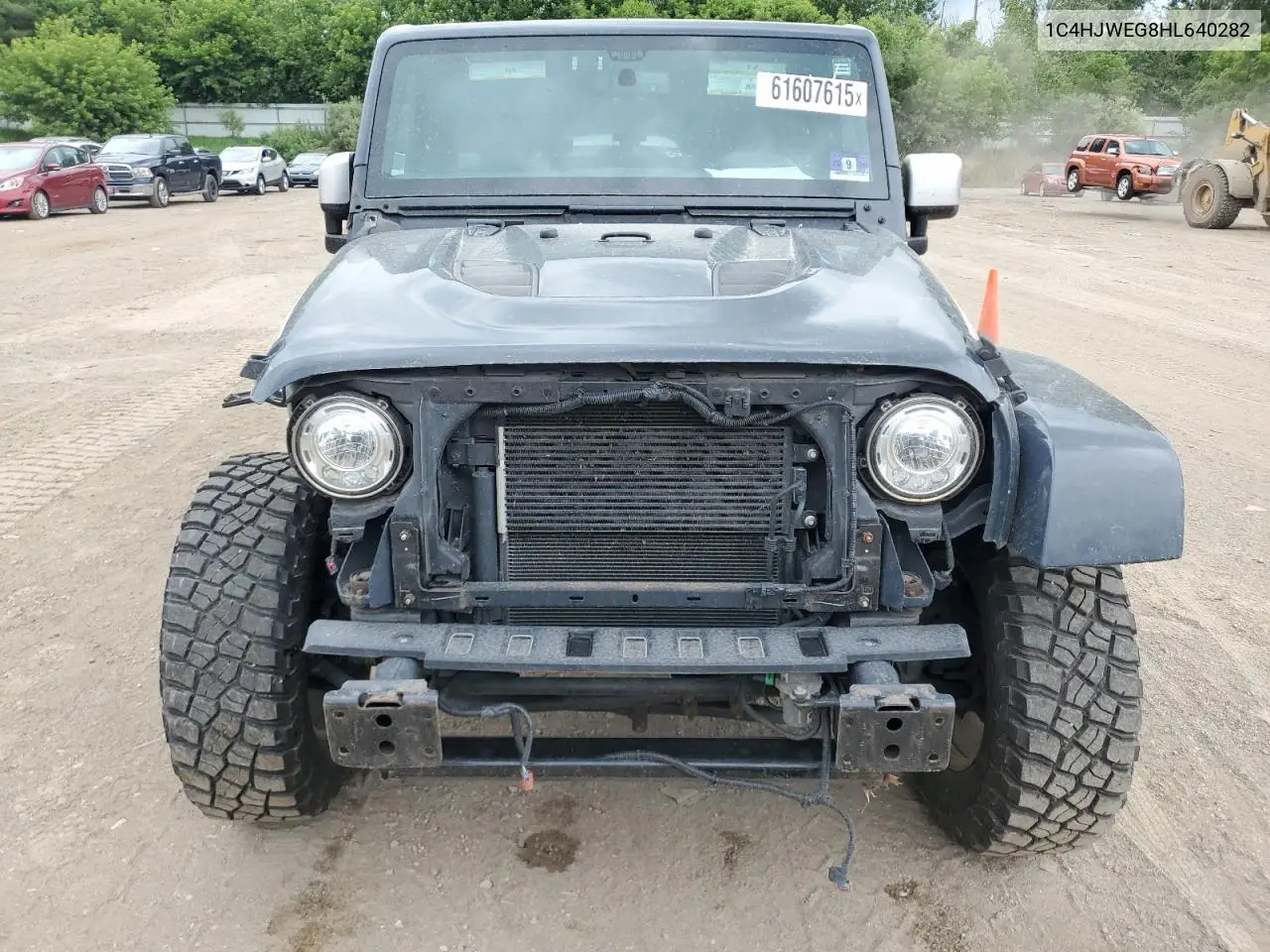 2017 Jeep Wrangler Unlimited Sahara VIN: 1C4HJWEG8HL640282 Lot: 61607615
