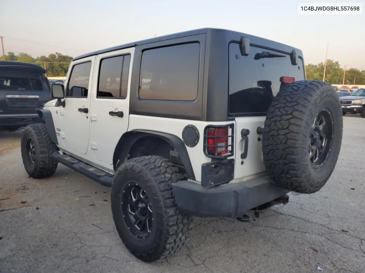 2017 Jeep Wrangler Unlimited Sport VIN: 1C4BJWDG8HL557698 Lot: 61863415