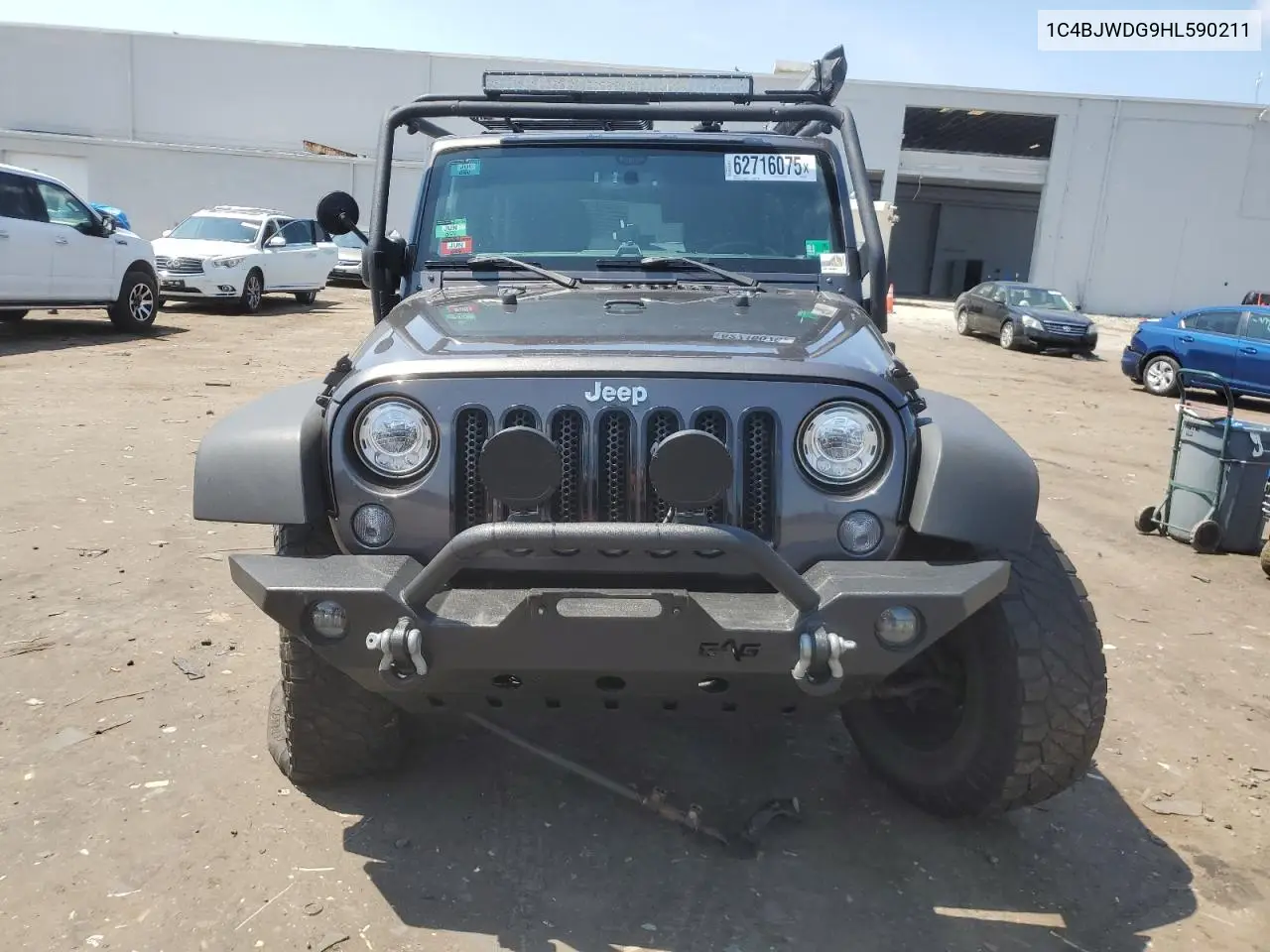 2017 Jeep Wrangler Unlimited Sport VIN: 1C4BJWDG9HL590211 Lot: 62716075