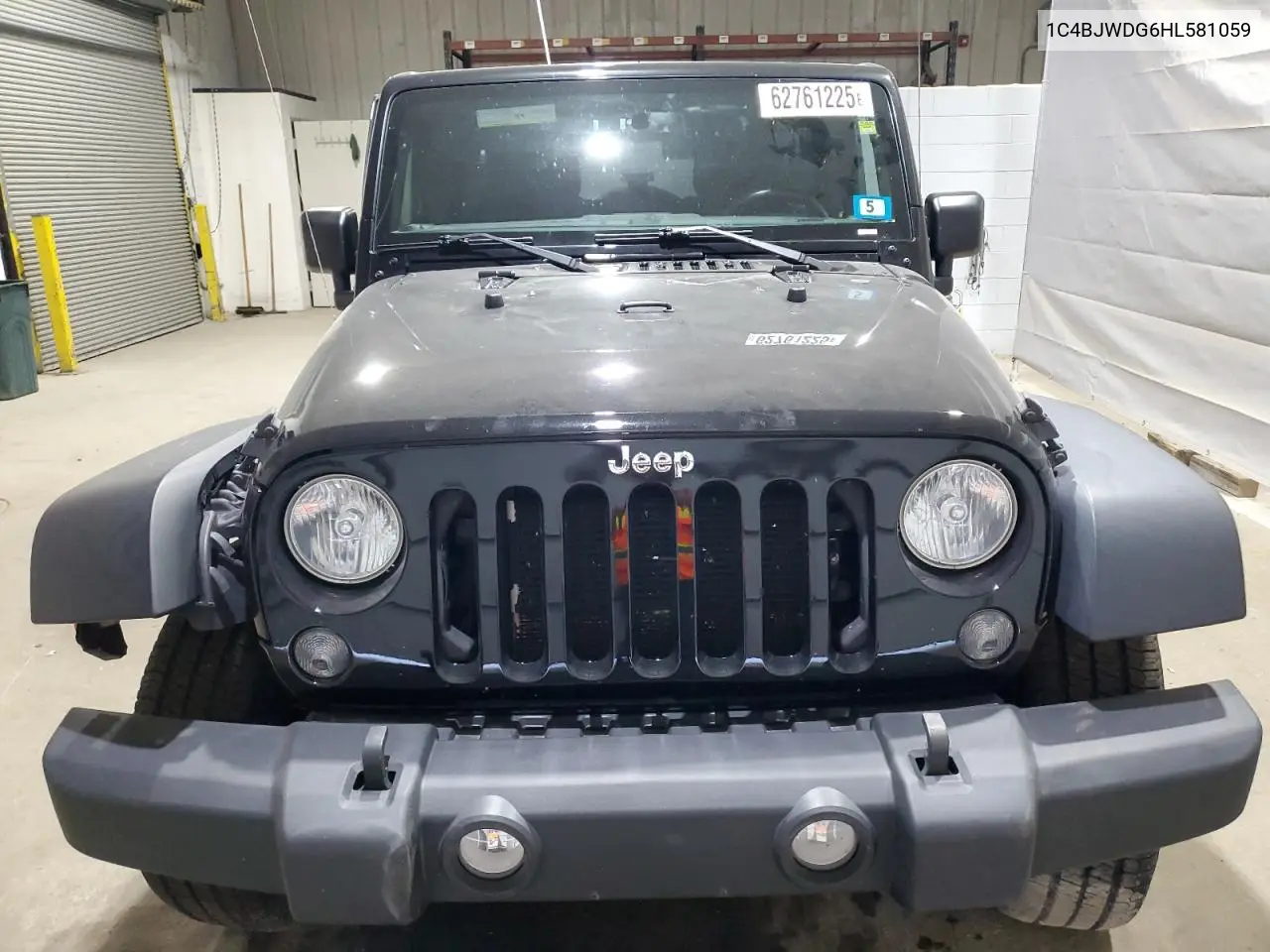 2017 Jeep Wrangler Unlimited Sport VIN: 1C4BJWDG6HL581059 Lot: 62761225