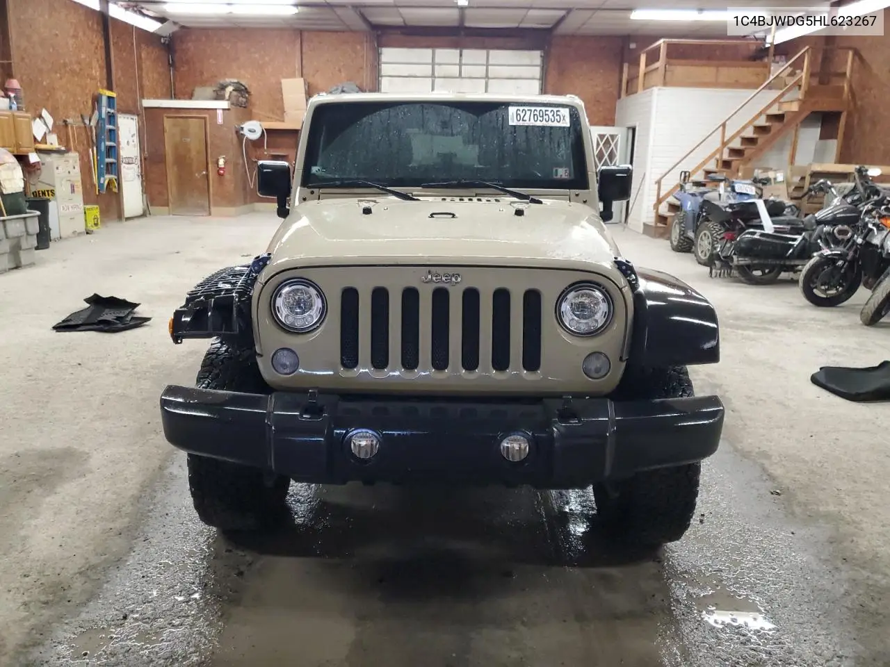 2017 Jeep Wrangler Unlimited Sport VIN: 1C4BJWDG5HL623267 Lot: 62769535