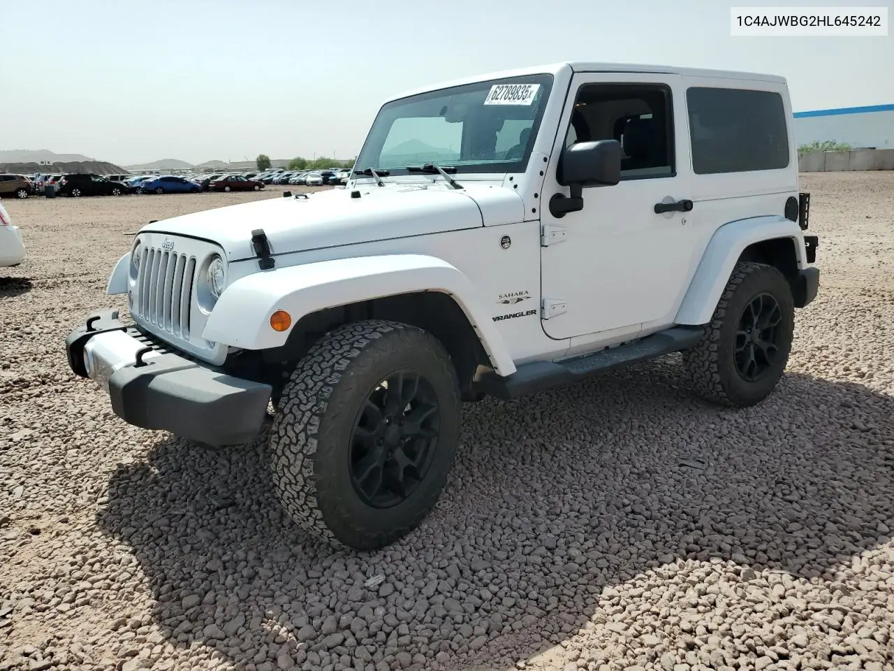 2017 Jeep Wrangler Sahara VIN: 1C4AJWBG2HL645242 Lot: 62789835