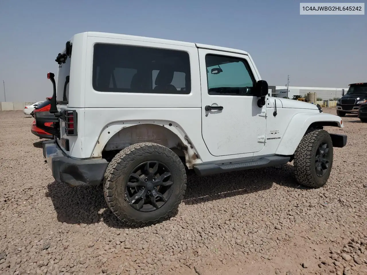 2017 Jeep Wrangler Sahara VIN: 1C4AJWBG2HL645242 Lot: 62789835