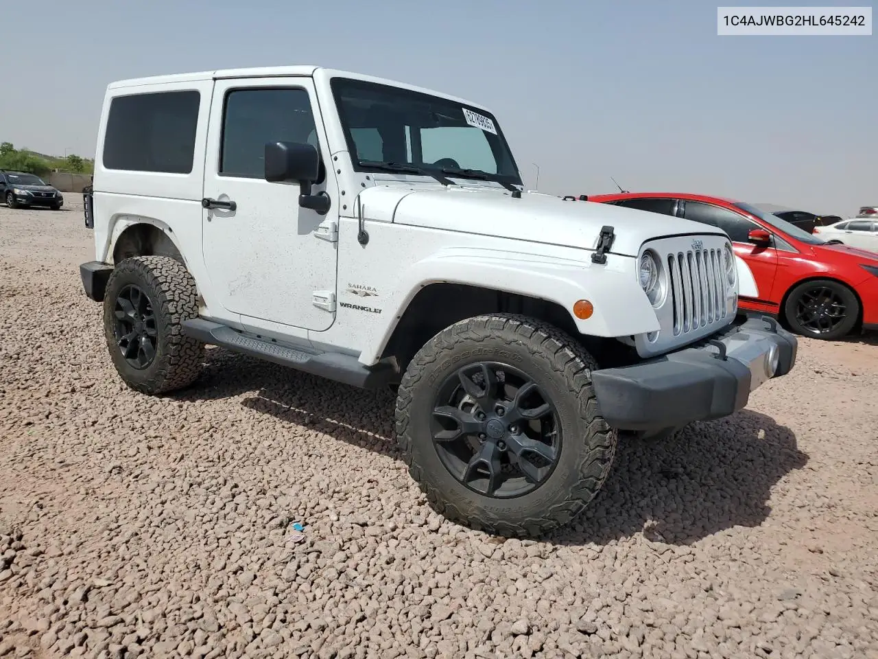2017 Jeep Wrangler Sahara VIN: 1C4AJWBG2HL645242 Lot: 62789835