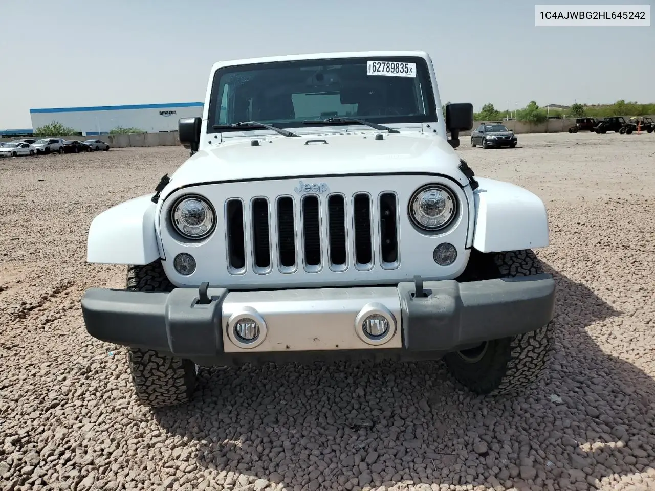 2017 Jeep Wrangler Sahara VIN: 1C4AJWBG2HL645242 Lot: 62789835
