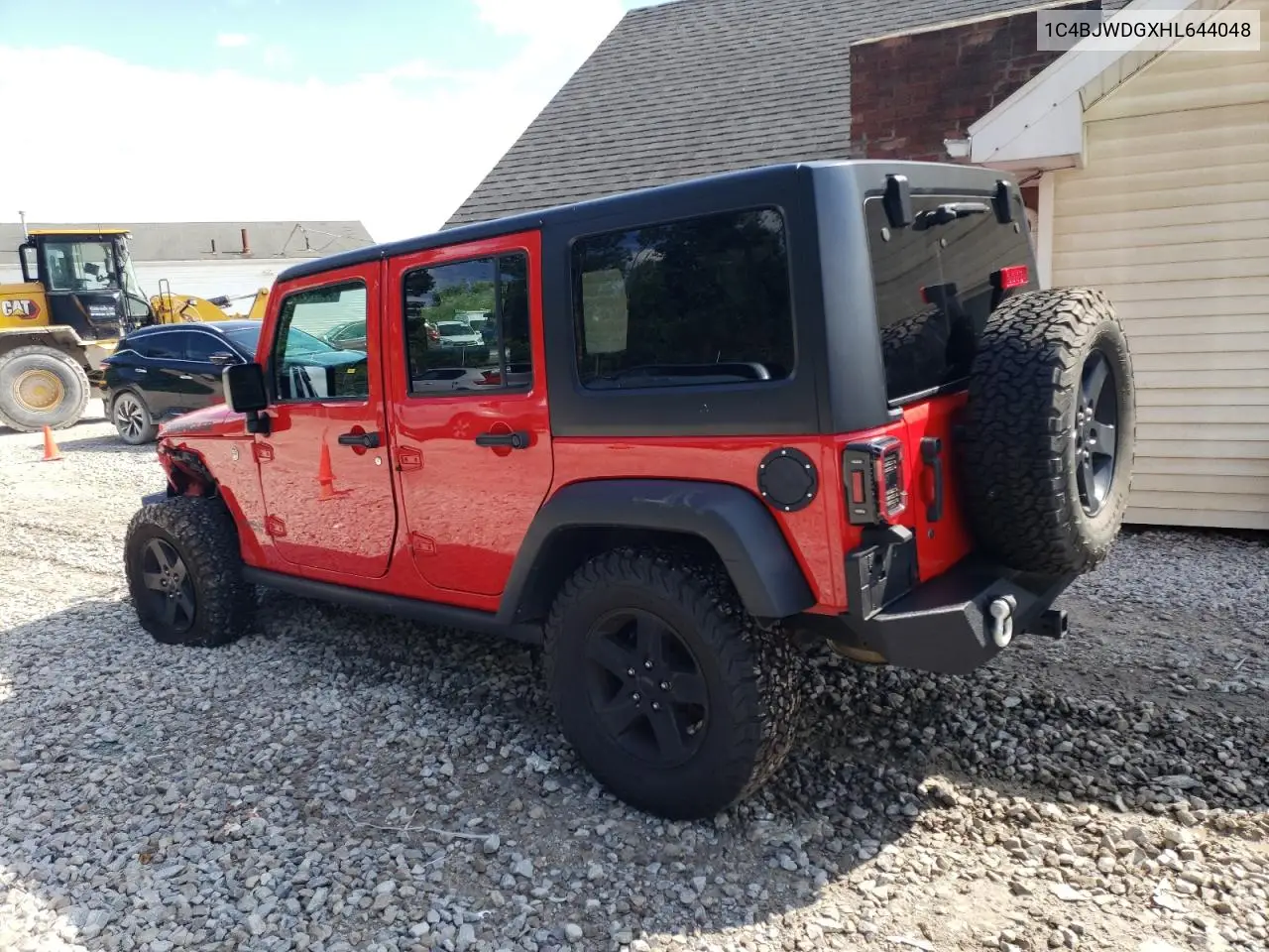 2017 Jeep Wrangler Unlimited Sport VIN: 1C4BJWDGXHL644048 Lot: 63070735