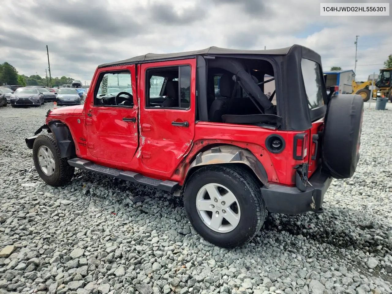 2017 Jeep Wrangler Unlimited Sport VIN: 1C4HJWDG2HL556301 Lot: 63135485