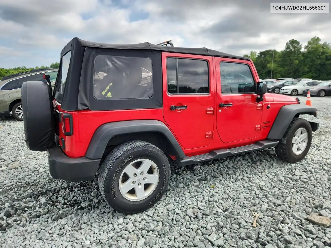 2017 Jeep Wrangler Unlimited Sport VIN: 1C4HJWDG2HL556301 Lot: 63135485