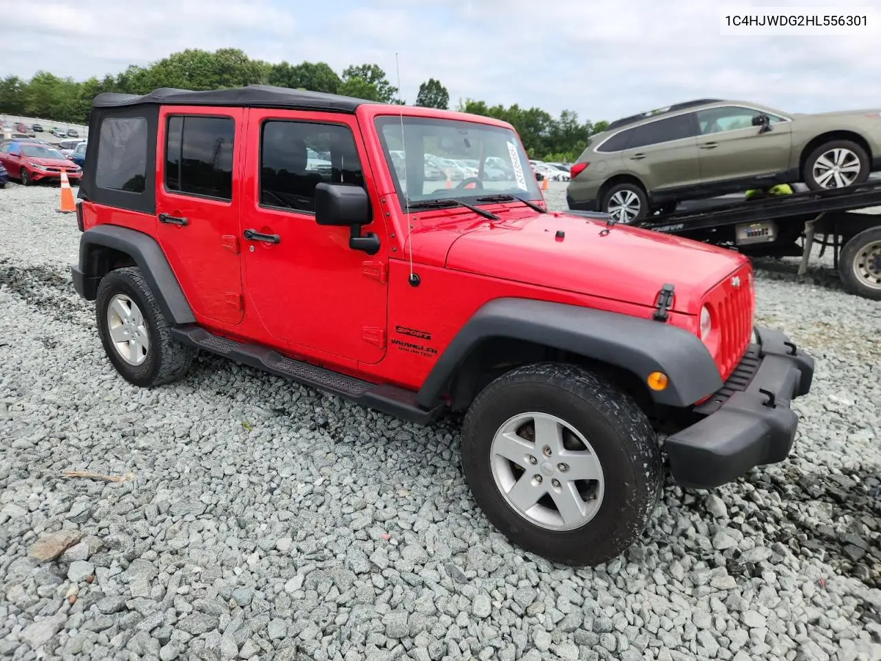 2017 Jeep Wrangler Unlimited Sport VIN: 1C4HJWDG2HL556301 Lot: 63135485