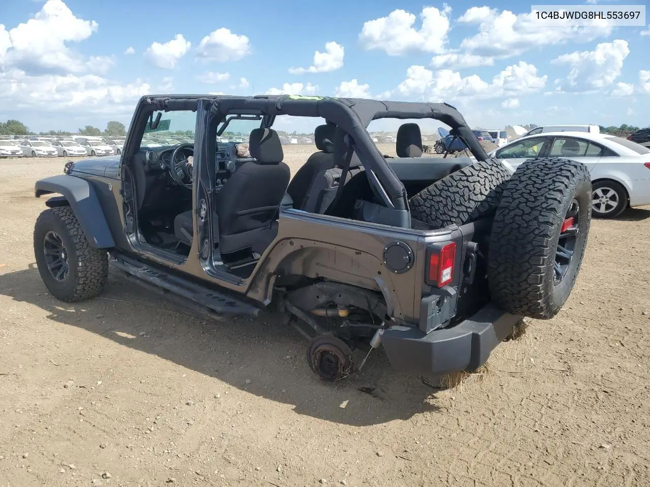 2017 Jeep Wrangler Unlimited Sport VIN: 1C4BJWDG8HL553697 Lot: 63375785