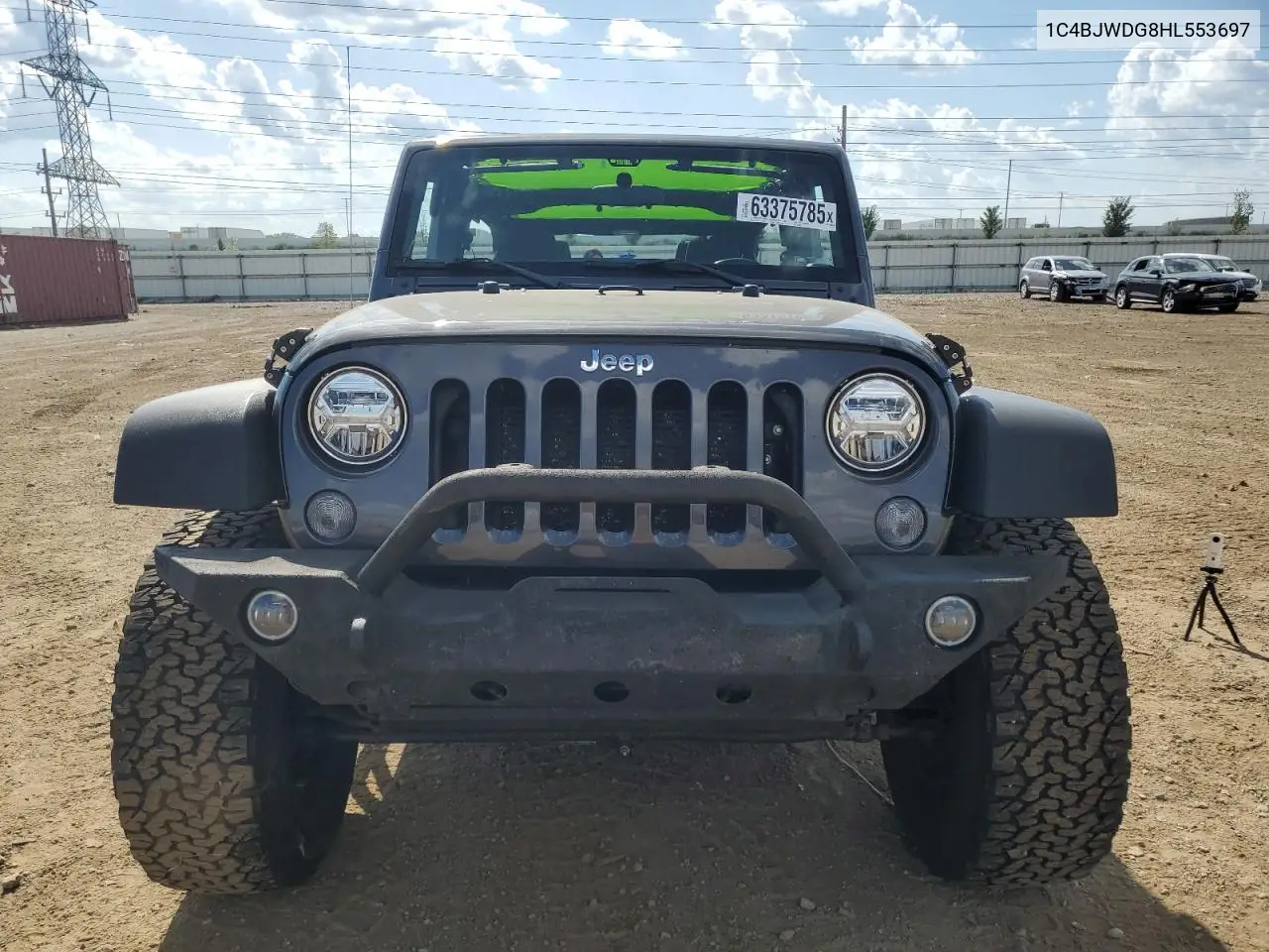 2017 Jeep Wrangler Unlimited Sport VIN: 1C4BJWDG8HL553697 Lot: 63375785