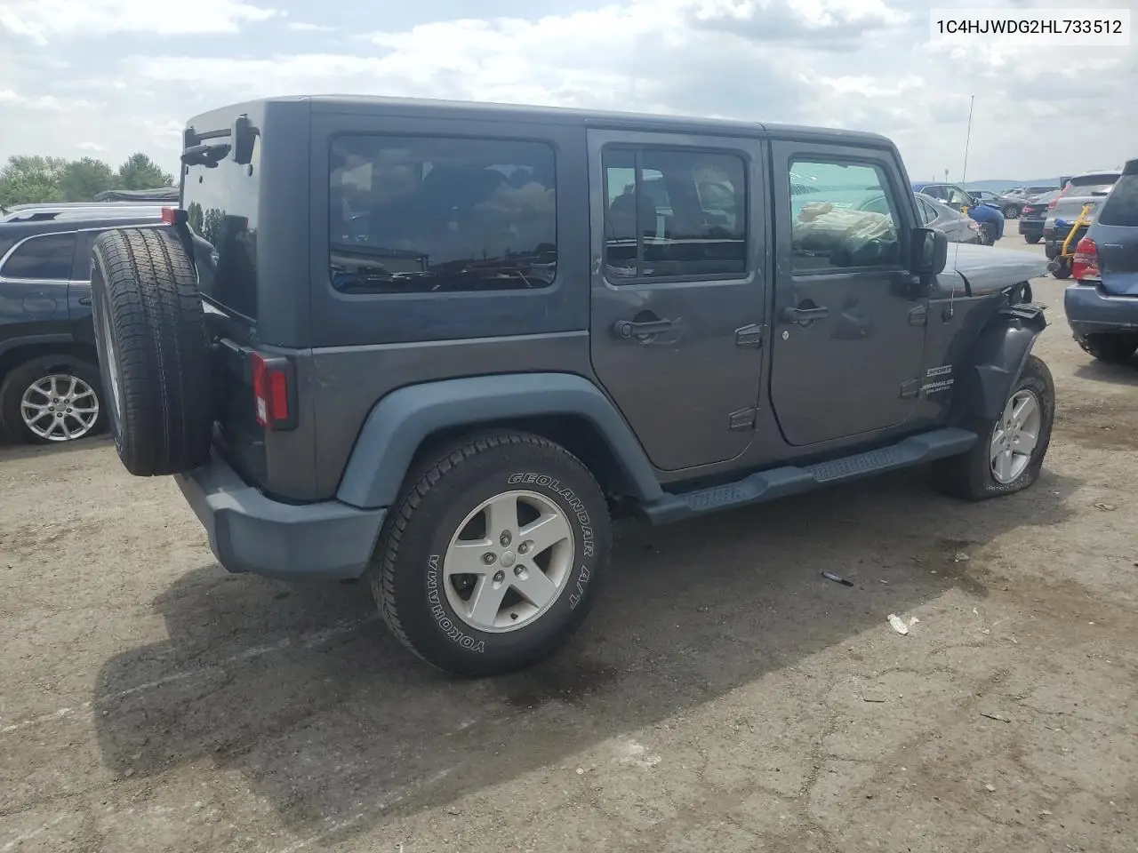 2017 Jeep Wrangler Unlimited Sport VIN: 1C4HJWDG2HL733512 Lot: 66092205