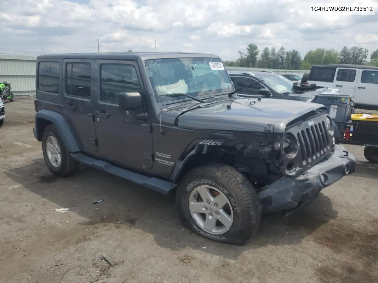 2017 Jeep Wrangler Unlimited Sport VIN: 1C4HJWDG2HL733512 Lot: 66092205